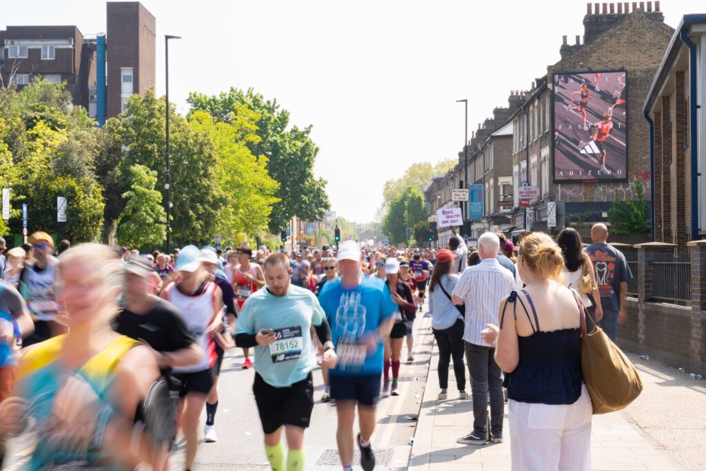 Advertising London Marathon