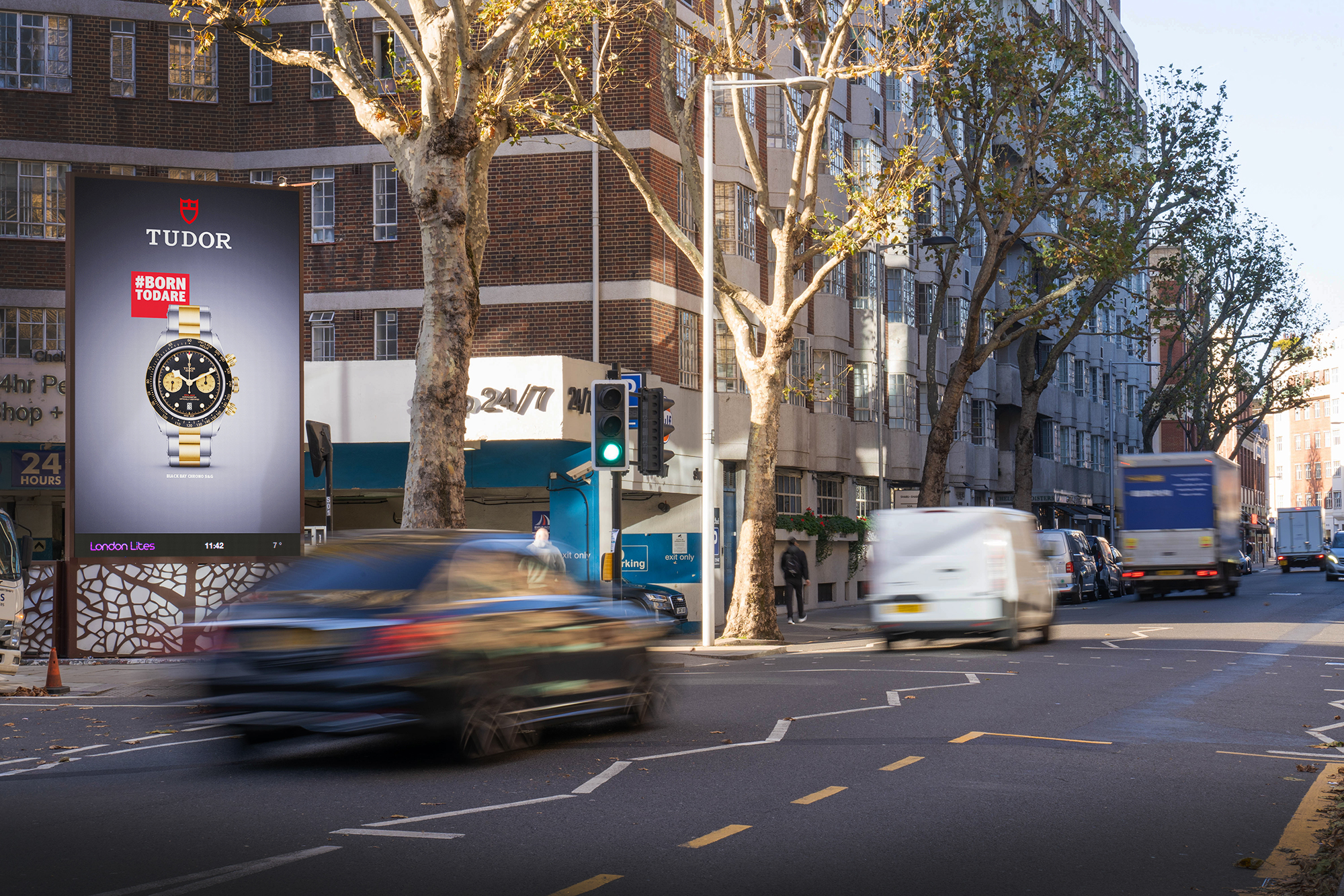 Billboard advertising example in London